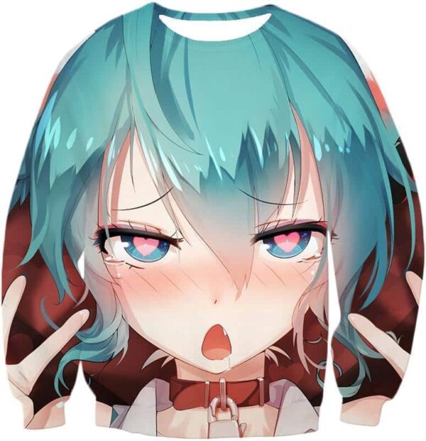 Ahegao Hoodie Hatsune Miku - Sweatshirt