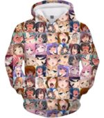 Ahegao Hoodie In Color