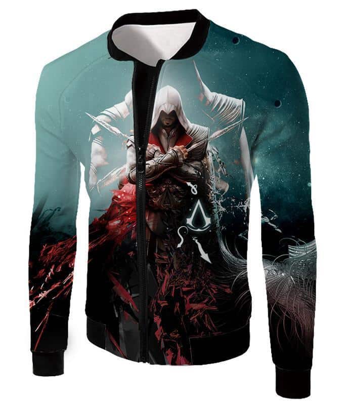 Ezio Auditore The Ultimate Assassin Cool Graphic Action Hoodie ...