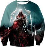 Ezio Auditore The Ultimate Assassin Cool Graphic Action Hoodie - Sweatshirt