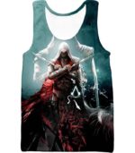 Ezio Auditore The Ultimate Assassin Cool Graphic Action Hoodie - Tank Top