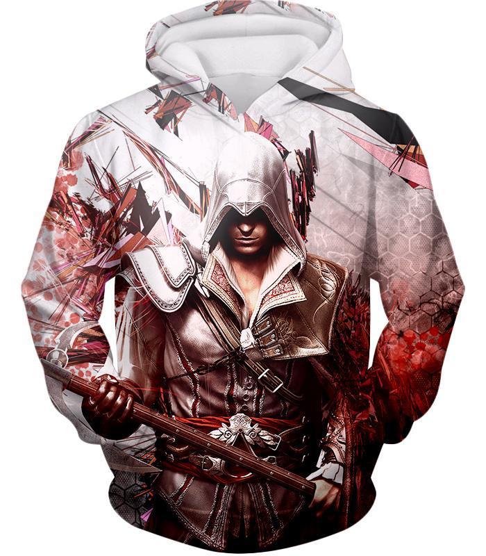 Ultimate Ezio Auditore Cool Action Assassin Hero Graphic Hoodie