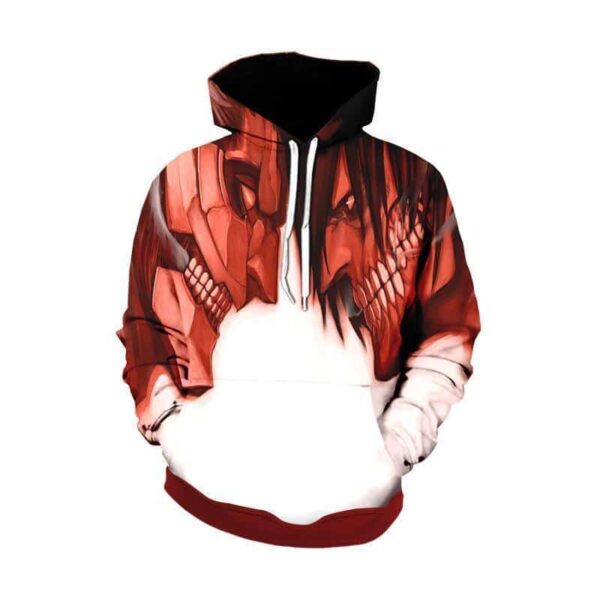 Armored Titan Vs.Attack Titan Hoodie - Attack On Titan Apparel 3D ...