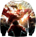 Attack On Titan Cool Captain Levi Action Still Hoodie - Sweatshirt