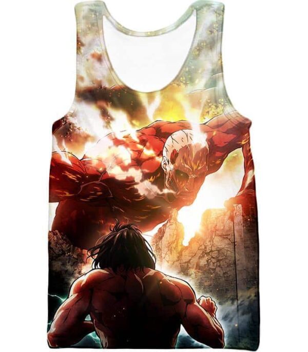 Attack On Titan Cool Captain Levi Action Still Hoodie - Tank Top