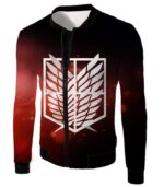 Attack On Titan Cool Survey Corps Emblem Hoodie - Jacket