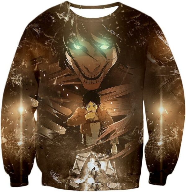 Attack On Titan Eren Yeager The Titan Dark Hoodie - Sweatshirt