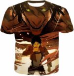 Attack On Titan Eren Yeager Transforms Titan Hoodie Hoodie - T-Shirt