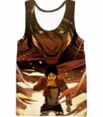 Attack On Titan Eren Yeager Transforms Titan Hoodie Hoodie - Tank Top