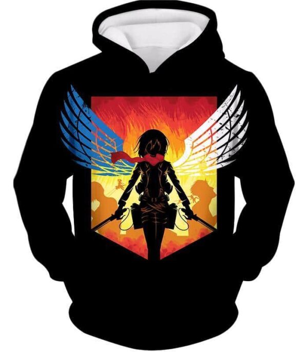 Attack On Titan Eren Yeager Vs Colossus Titan Hoodie