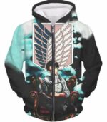 Attack On Titan Heichov Levi Ackerman Hoodie Hoodie - Zip Up Hoodie