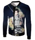 Attack On Titan Hoodie - Attack On Titan Strongest Soldier Levi Ackerman Cool Anime Promo Hoodie - Jacket