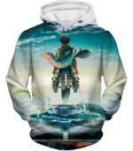 Attack On Titan Hoodie - Attack On Titan Strongest Soldier Of Humanity Captain Levi Ackerman Cool Graphic Zip Up Hoodie - Hoodie