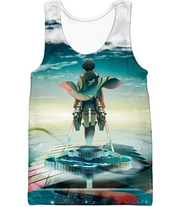 Attack On Titan Hoodie - Attack On Titan Strongest Soldier Of Humanity Captain Levi Ackerman Cool Graphic Hoodie - Tank Top