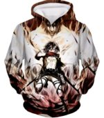 Attack On Titan Hoodie - Attack On Titan Titan Fighter Mikasa Ackerman Cool Anime Graphic Zip Up Hoodie - Hoodie