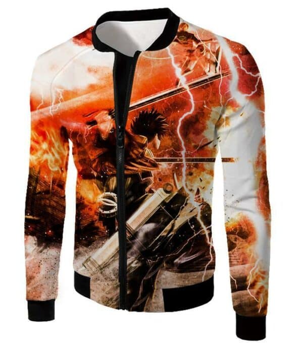 Attack On Titan Hoodie - Attack On Titan Ultimate Attack On Titan Action Promo Cool Anime Graphic Hoodie - Jacket