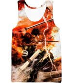 Attack On Titan Hoodie - Attack On Titan Ultimate Attack On Titan Action Promo Cool Anime Graphic Hoodie - Tank Top