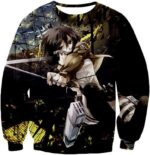 Attack On Titan Mikasa Ackerman Wings Of Freedom Black Hoodie - Sweatshirt