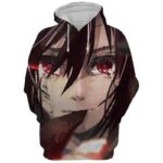 Attack On Titan Mikasa Ackerman's Scarf - Attack On Titan 3D Hoodie