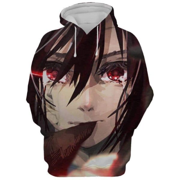 Attack On Titan Mikasa Ackerman's Scarf - Attack On Titan 3D Hoodie