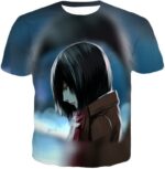 Attack On Titan Most Beautiful Mikasa Ackerman Hoodie - T-Shirt