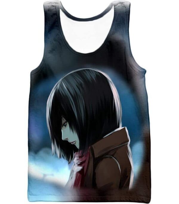 Attack On Titan Most Beautiful Mikasa Ackerman Hoodie - Tank Top