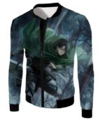 Attack On Titan Super Cool Survey Soldier Captain Levi Hoodie - Jacket