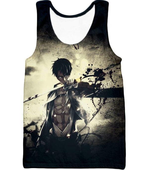 Attack On Titan The Survey Corps Wings Of Freedom Blue Hoodie - Tank Top