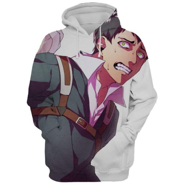 Bertholdt Hoover Stalked By Titans Hoodie - Attack On Titan 3D Cosplay Hoodie