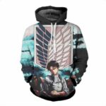 Captain Levi Ackerman Hoodie-  Attack On Titan AOT Hoodie