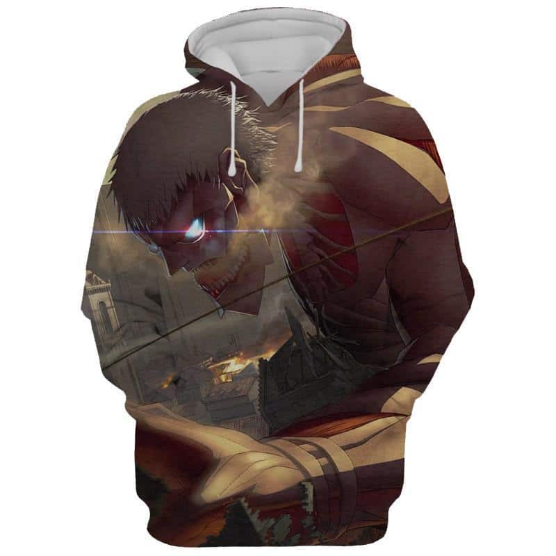 Eren Jeager Hoodie- Attack On Titan 3D Hoodie