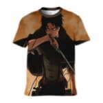 Levi Ackerman Underground Battle  - Attack On Titan Zip Up Hoodie Jacket - T-Shirt