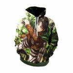 Levi Targets Female Titan  - Attack On Titan  Zip Up Hoodie Jacket - Pull Over Hoodie