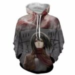 Mikasa Ackerman Attack On Titan 3D Hoodie - AOT Hoodie