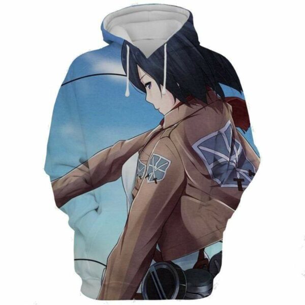 Mikasa Ackerman Classic Hoodie - Attack On Titan 3D Premium Hoodie