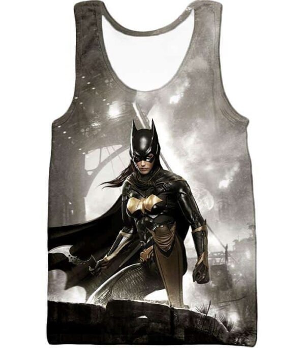 Arkham Night Hero Batgirl HD Graphic Action Hoodie - Tank Top