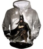 Arkham Night Hero Batgirl HD Graphic Action Zip Up Hoodie - Hoodie