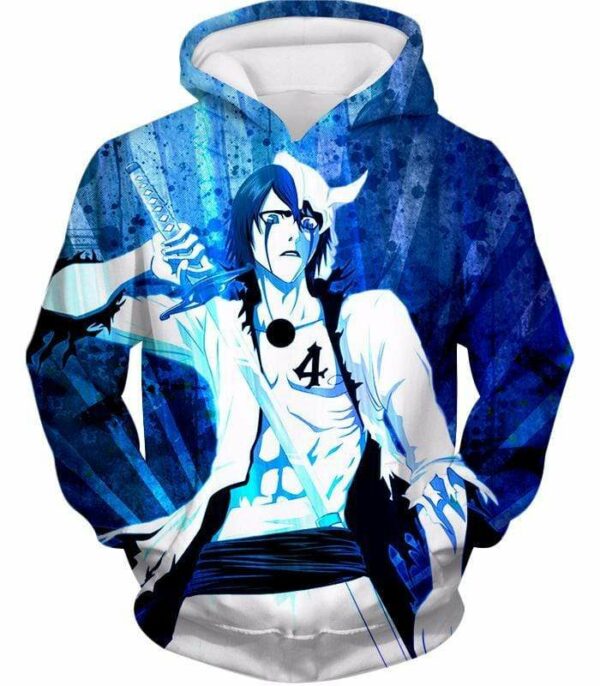 Bleach Cool Anime Bleach Number 4 Ulquiorra Cifer Promo Hoodie - Hoodie