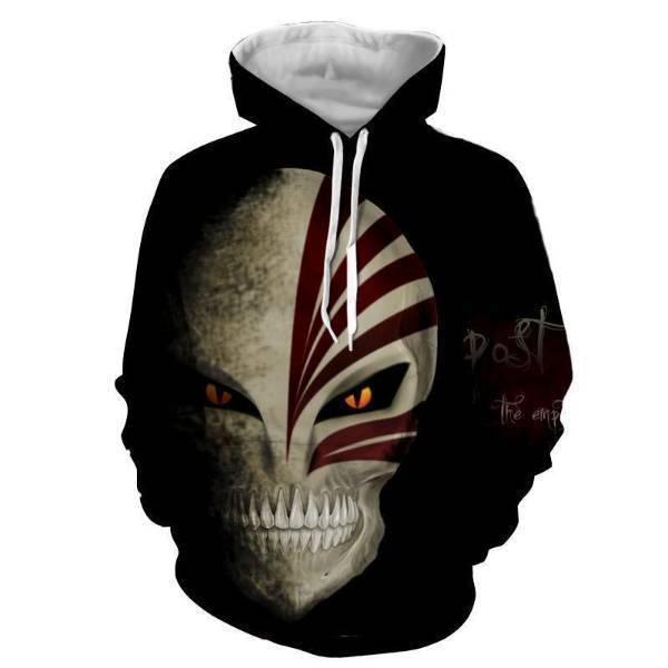 Bleach Hollow Mask Version Hoodie - Bleach Merch Hoodie