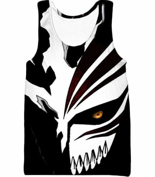 Bleach Kurosaki Ichigo Hollow Mask Hoodie - Bleach 3D Hoodies And Clothing - Tank Top