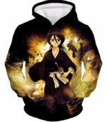 Bleach Soul Reaper Kuchiki Rukia Anime Graphic Hoodie