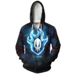 Bleach Soul Society Logo Zip Up Hoodie - Bleach Merch