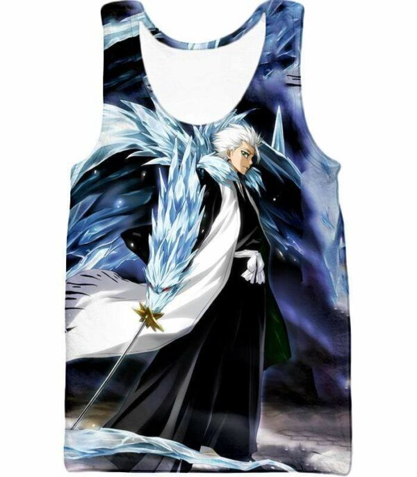 Bleach Super Cool Shinigami Toshiro Hitsugaya Ultimate Action Hoodie - Tank Top