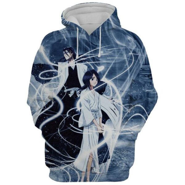 Byakuya Kuchiki 3D Hoodie - Bleach Merch Hoodie