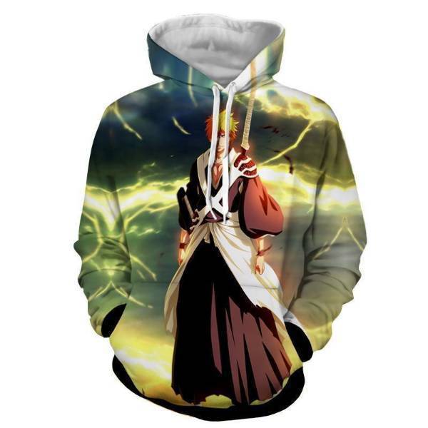 Shinigami Bankai Final Release Hoodie - Bleach Anime Merch