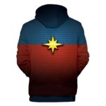 Dotted Style Hoodie - Captain Marvel 3D Graphic Hoodie