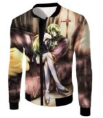 Anime Beauty C.C. The Grey Witch Cool Anime Promo Hoodie - Jacket