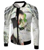 Beautiful Anime Couple Kiss C.C. X Lelouch Cute Poster Zip Up Hoodie - Jacket