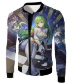 Beautiful Code Geass Green Headed Anime Girl Cool Poster Hoodie - Jacket