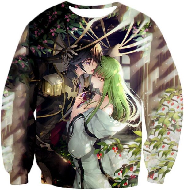 Best Anime Love C.C. Zeros Princess X Lelouch Vi Britannia Hoodie - Sweatshirt